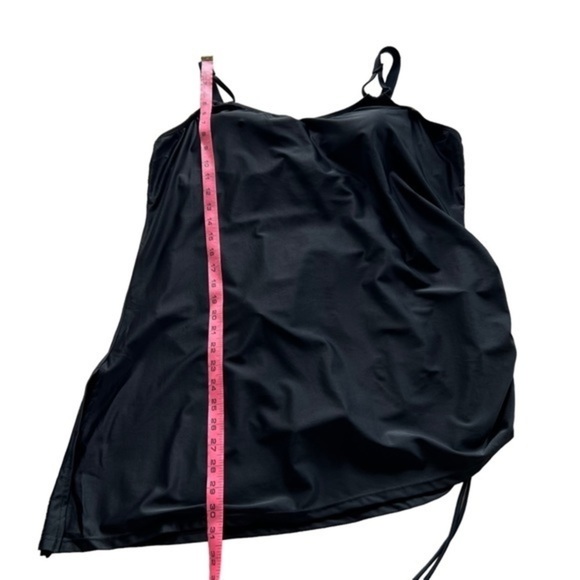 Meet Curve Black Classic Adjustable Stretch Straps One Piece Swimsuit. - Picture 14 of 16